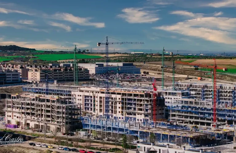 Seguimiento de obra en construcción desde el aire con dron