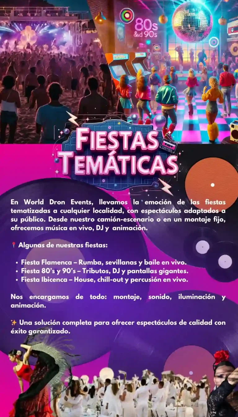 Fiestas Temáticas organización