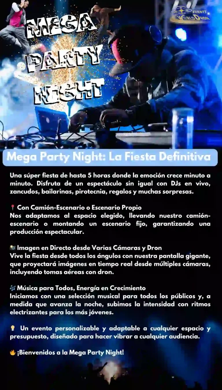 Mega Party Nocturna Contratación