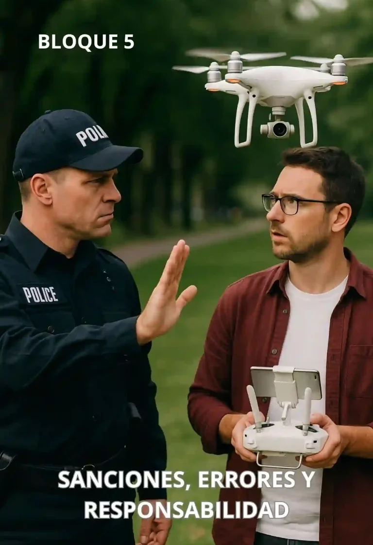Bloque 5 Guía de drones, Zona Autorizada